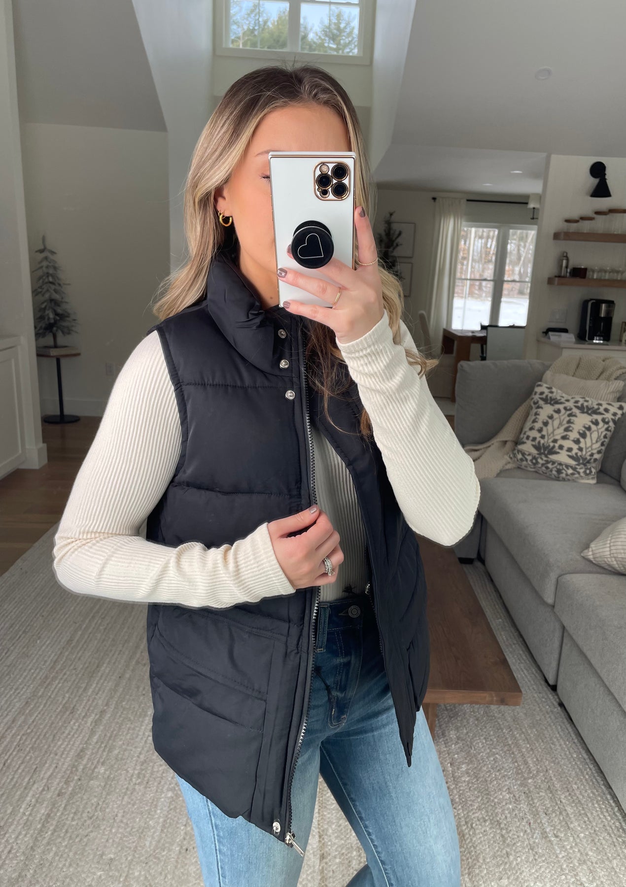 Celia Cropped Puffer Vest // Brown – Mabel & Lou Boutique